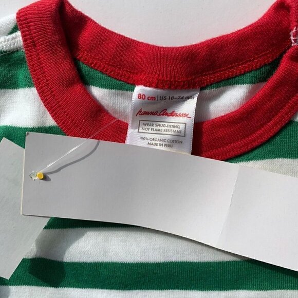 Hanna Andersson Striped Pajama Set, 18-24 Months - Picture 4 of 8